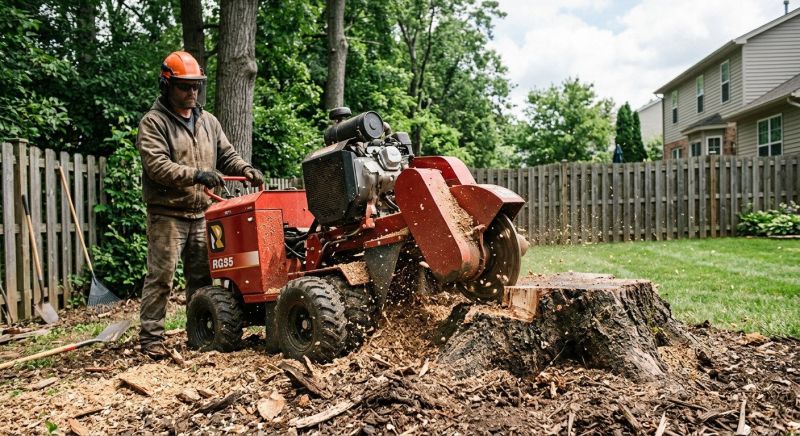 Tree Stump Removal in Calvert County, MD